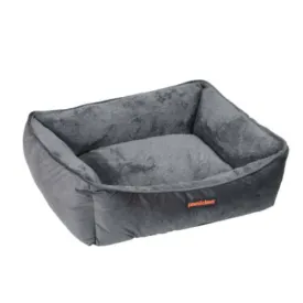 Small Grey Lux Walled Bed