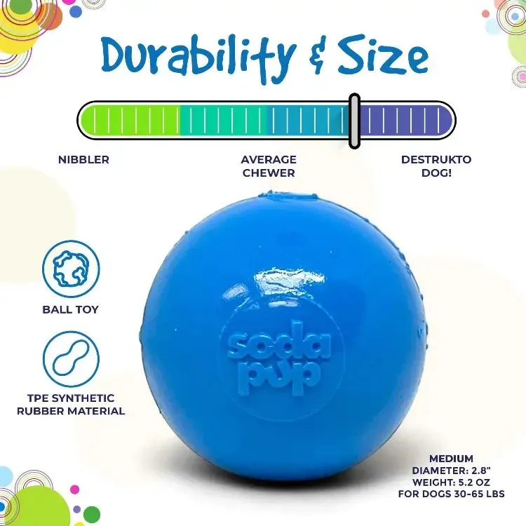SodaPup Squeak Ball