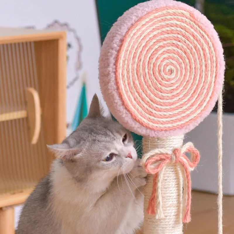 Sweet Cat Scratch Board  Lollipop Scratching Posts Pet Toys Supplies