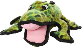 TUFFY - World's Tuffest Soft Dog Toy - Ocean Alligator-Squeakers - Multiple Layers. Made Durable, Strong & Tough. Interactive Play (Tug, Toss & Fetch). Machine Washable & Floats. (2 Packs)