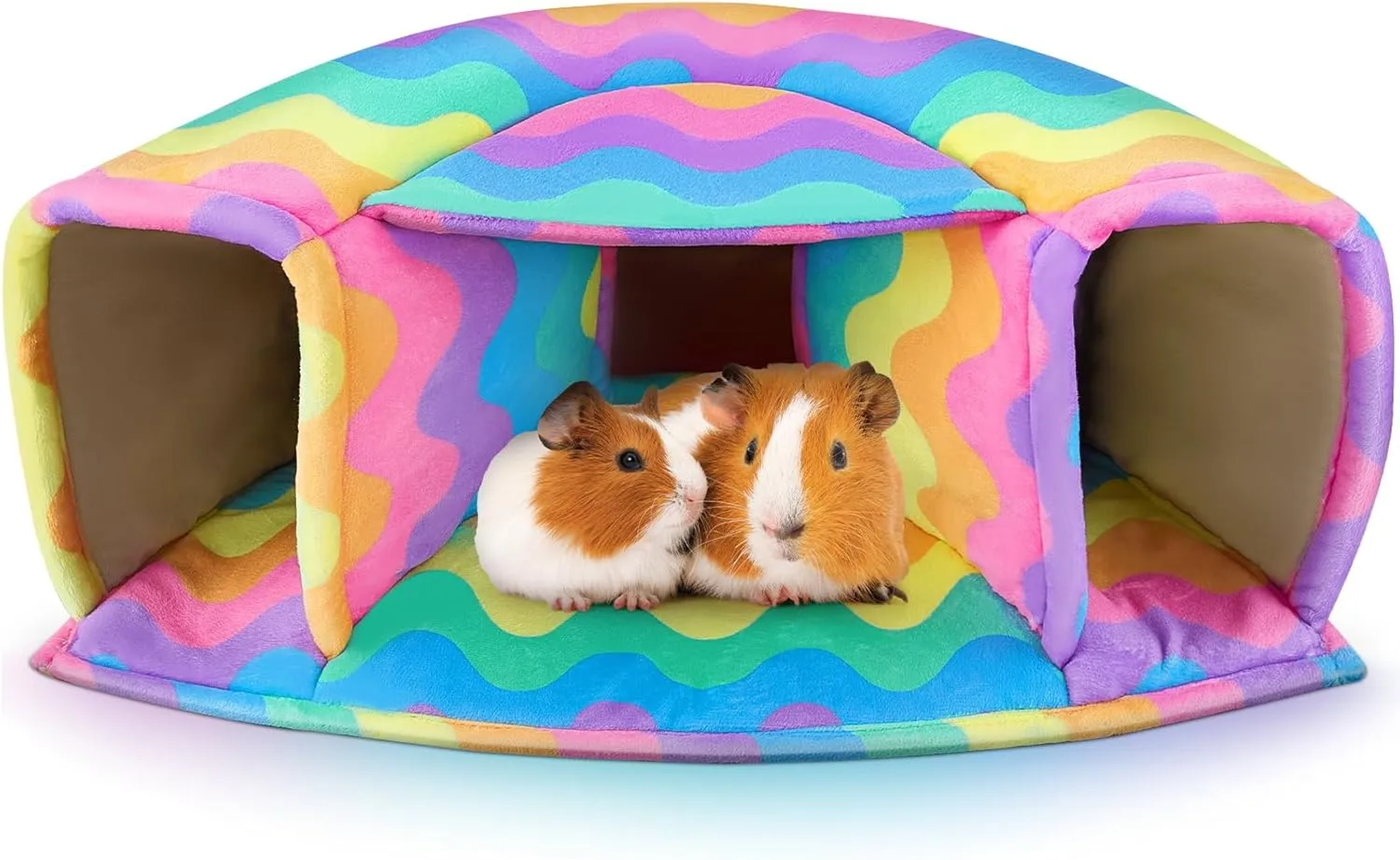 Unicorn Catcher Large Cozy Guinea Pig House - Warm Tunnel Accessories for Small Pets