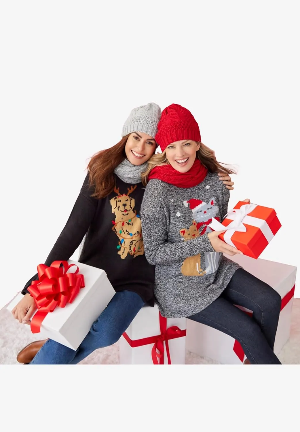 Woman Within Plus Size Motif Sweater